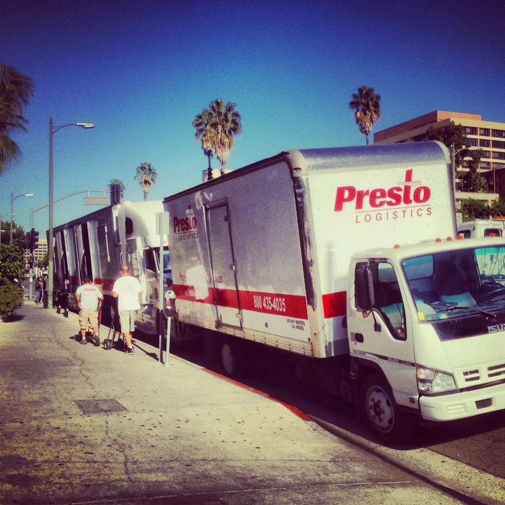 presto losgistics moving truck for piano movers