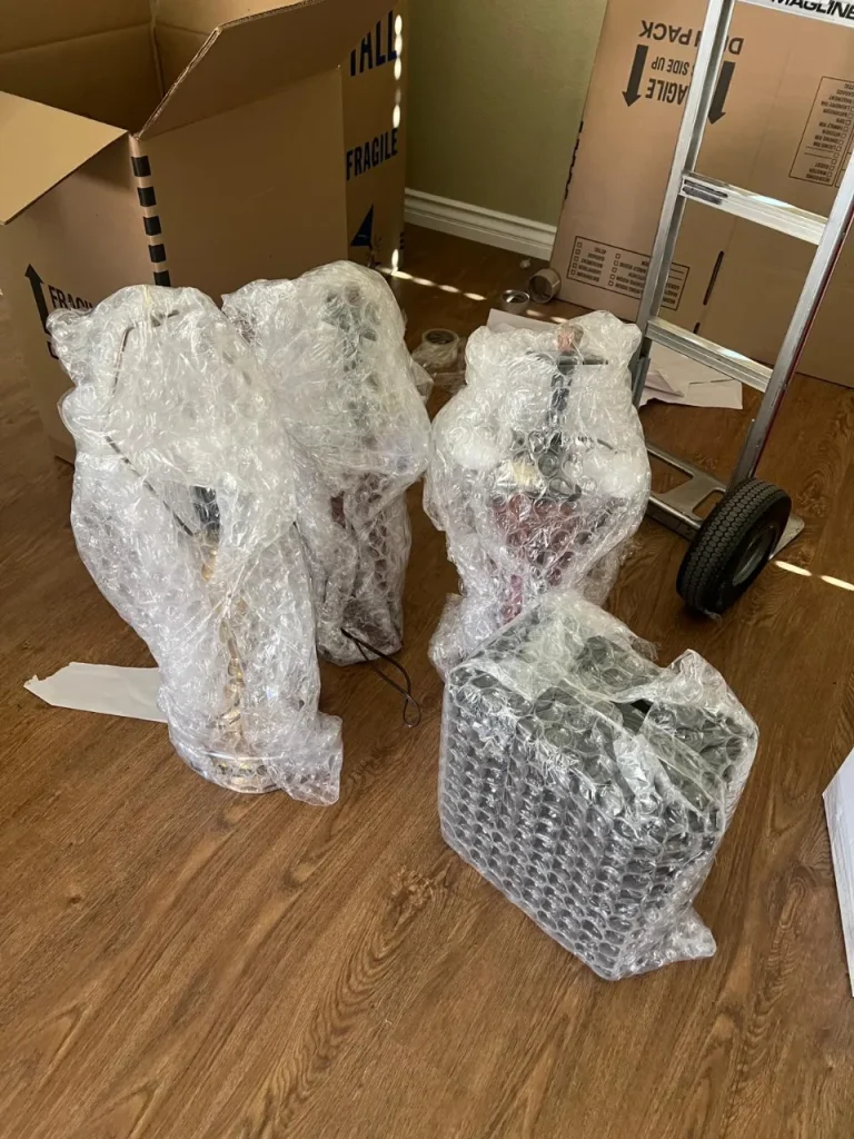 packaged goods for la move