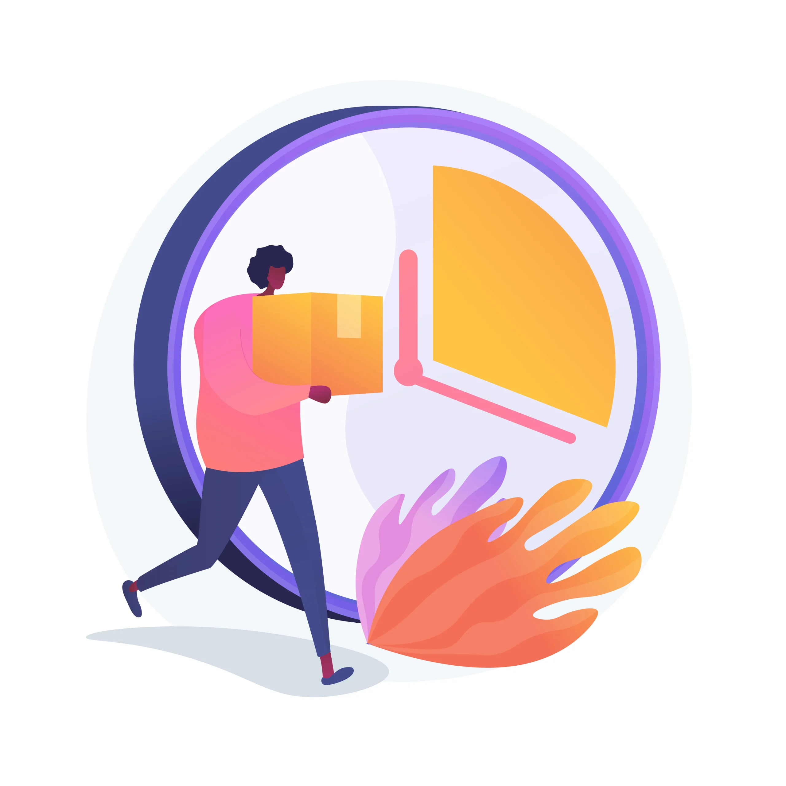 moving time graphic